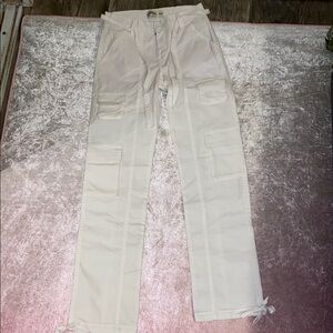 Men's Beige Cargo Pants